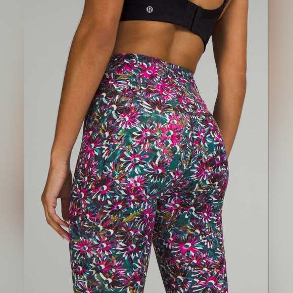 Lululemon Base Pace High-Rise Tight 28" *Brushed in Floral Electric Multi - Picture 1 of 11